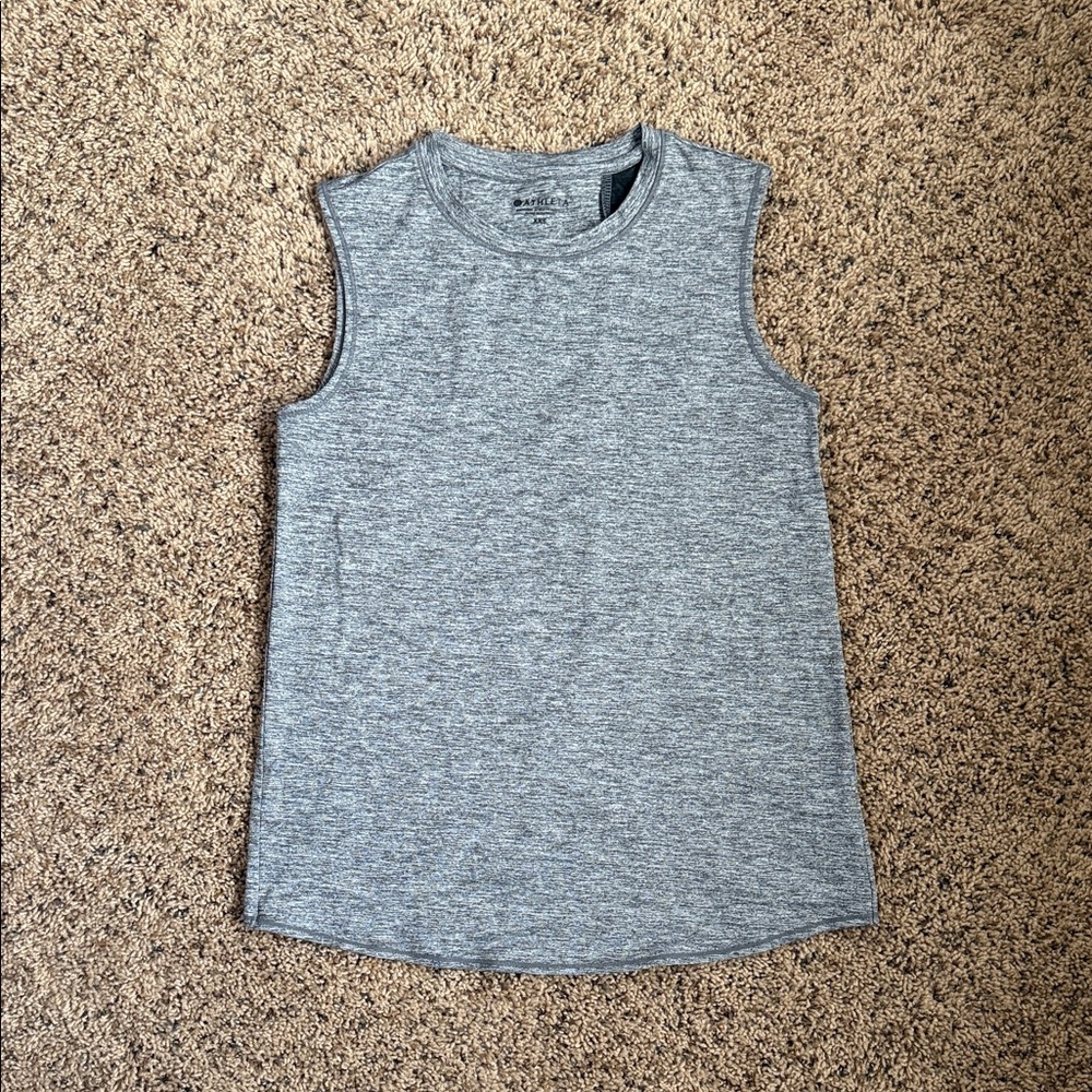 Athleta Gray Women's open back Tank Top